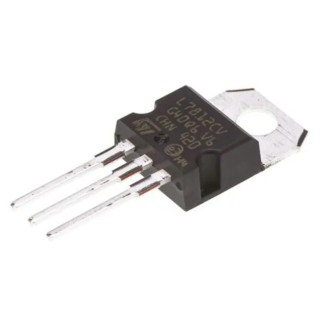 STMicroelectronics 5-Channel Linear Voltage Regulator 12V 1.5A TO-220 3-Pin L7812CV
