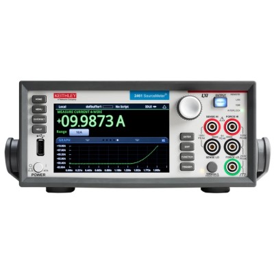 Keithley 2400 Series Source Meter, 200 mV to 100 V, 10 A Pulsed Output, 7 A DC Output, 1000W Output 2461