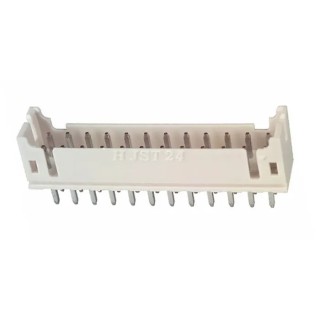JST PHD Series Straight Through Hole PCB Header, 24 Contacts, 2 mm Pitch, 2 Row, Shrouded B24B-PHDSS (LF)(SN)
