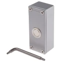 RS PRO Exit Switch Surface Mount Final Exit Switch Vandal Resistant Silver Aluminium Housing 918-4744