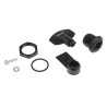 Elesa Black Polyamide Locking Latch 20 mm Panel-to-Tongue 22.5 mm, Key Unlock 421395