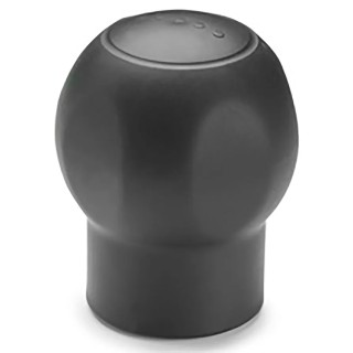 Elesa Black Two-Volume Handle Lever, M10 Thread Size, 17.5 mm Thread Length, 43 mm Knob Diameter 245105-C1