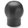 Elesa Black Two-Volume Handle Lever, M10 Thread Size, 17.5 mm Thread Length, 43 mm Knob Diameter 245105-C1