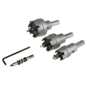 RS PRO Tungsten Carbide Tip Hole Saw Kit with 35 mm Diameter, 10 mm Shank Size, 3 Pieces 918-6421