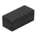 RS PRO GRJ Series Black Black Lid Polyethylene Terephthalate Enclosure, IP66, 75 mm x 75 mm x 160 mm 918-8783