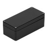RS PRO GRJ Series Black Black Lid Polyethylene Terephthalate Enclosure, IP66, 75 mm x 75 mm x 160 mm 918-8783
