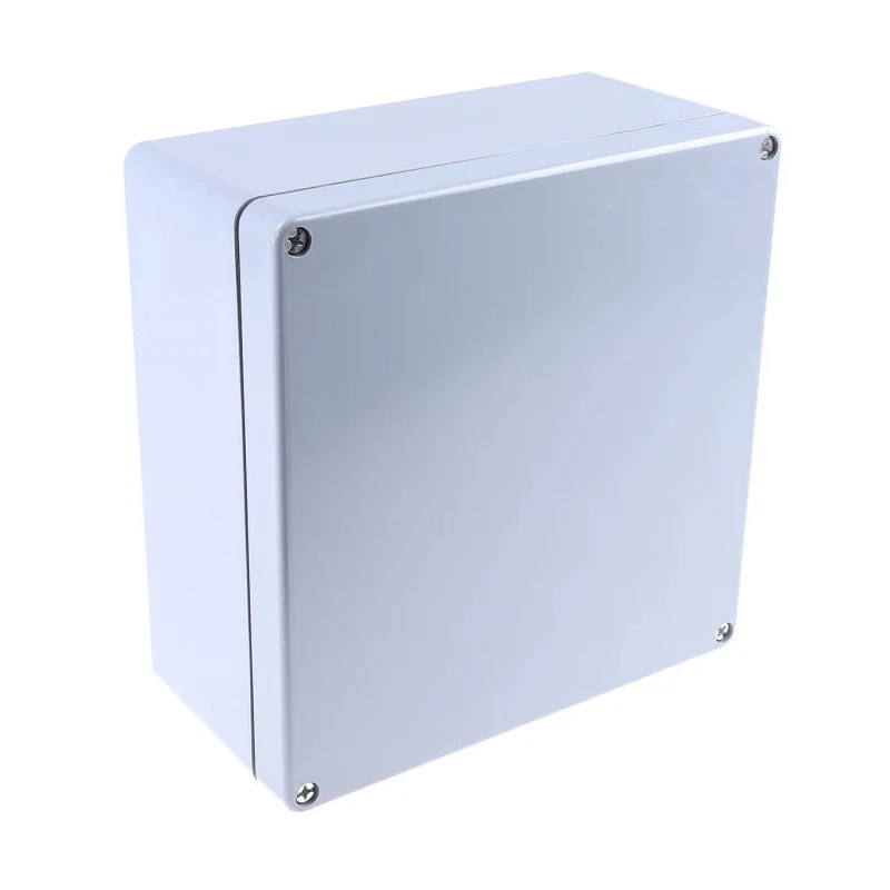 RS PRO GRJ Series Grey Lid Polyethylene Terephthalate IP66 Enclosure 120 mm x 250 mm x 255 mm IP66