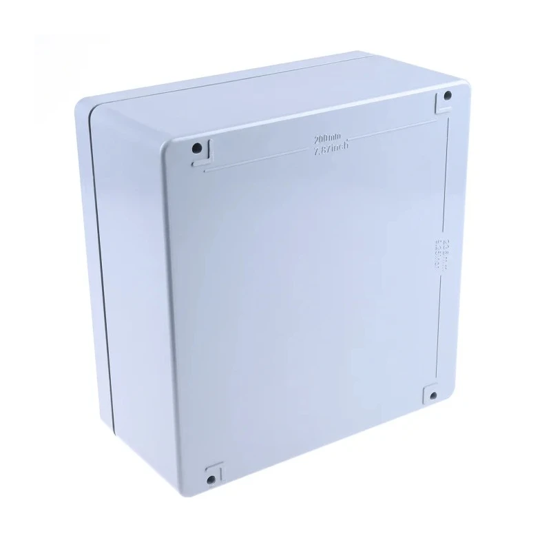RS PRO GRJ Series Grey Lid Polyethylene Terephthalate IP66 Enclosure 120 mm x 250 mm x 255 mm IP66