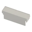 Italtronic Polycarbonate Terminal Cover Modulbox, 68.1mm Width, 90.5mm Length for Use with Modulbox XTS P05030206T.BL