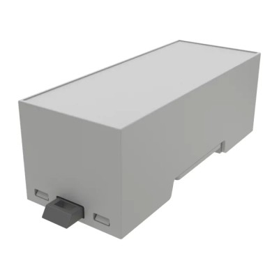 Italtronic DIN Rail Enclosure Type 2M XTS Compact Series ABS 32.2 mm Height 90 mm Length 36.1 mm Width 35.0214000.BL