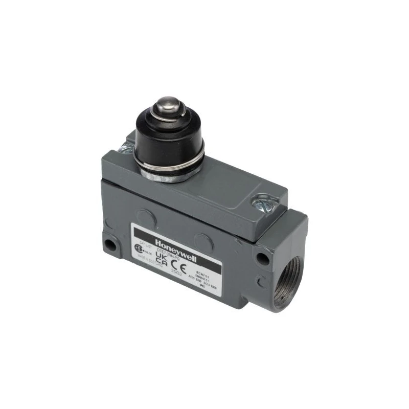 Honeywell Technologies E7 Series Pin Plunger Limit Switch, SPDT Contact, IP65 Die Cast Zinc Housing, 240V AC, 10A DTE7-2RN-PG