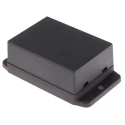 RS PRO Flanged NUB Series Black Lid ABS Enclosure IP65 29 mm Height 70 mm Length 50 mm Width IP65