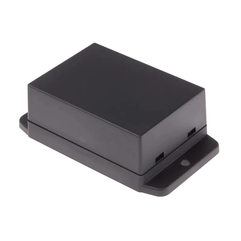 RS PRO Flanged NUB Series Black Lid ABS Enclosure IP65 29 mm Height 70 mm Length 50 mm Width IP65