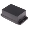 RS PRO Flanged NUB Series Black Lid ABS Enclosure IP65 29 mm Height 70 mm Length 50 mm Width IP65