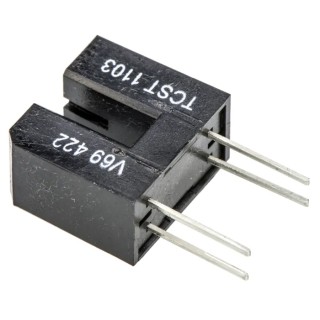 Vishay Through Hole Slotted Optical Switch with Phototransistor Output TCST1103