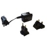 SCS ESD Adapter UK EU Plug Compliant EN 61340-5-1 RoHS 100 to 240 V AC 99046
