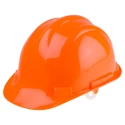 Portwest Orange Polypropylene Safety Helmet Adjustable with 4-Point Buckle Suspension 918-5655