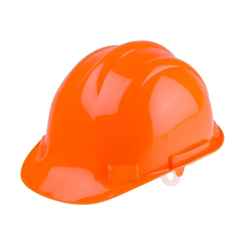 Portwest Orange Polypropylene Safety Helmet Adjustable with 4-Point Buckle Suspension 918-5655