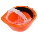 Portwest Orange Polypropylene Safety Helmet Adjustable with 4-Point Buckle Suspension 918-5655