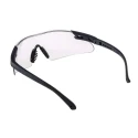 MTS Curvo Safety Glasses, Clear Polycarbonate Lens, Anti-Scratch Coating, Adjustable Arms PW17