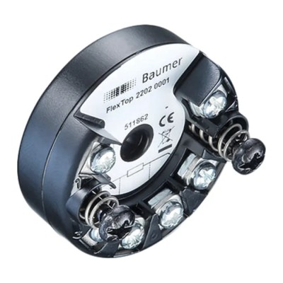 Baumer FlexTop 2202 Temperature Transmitter PT100 Input 2-Wire 4 to 20 mA Output 35V dc Diameter 44mm Depth 2202-0001.C/8093