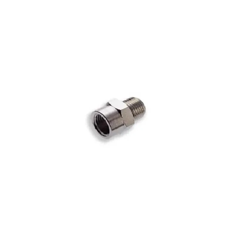 Norgren Pneumatic Reducing Fitting Male/Female gR Thread 1/2 in to 1/4 in Nickel Plated Brass 70°C 15 Series 15023 150234828