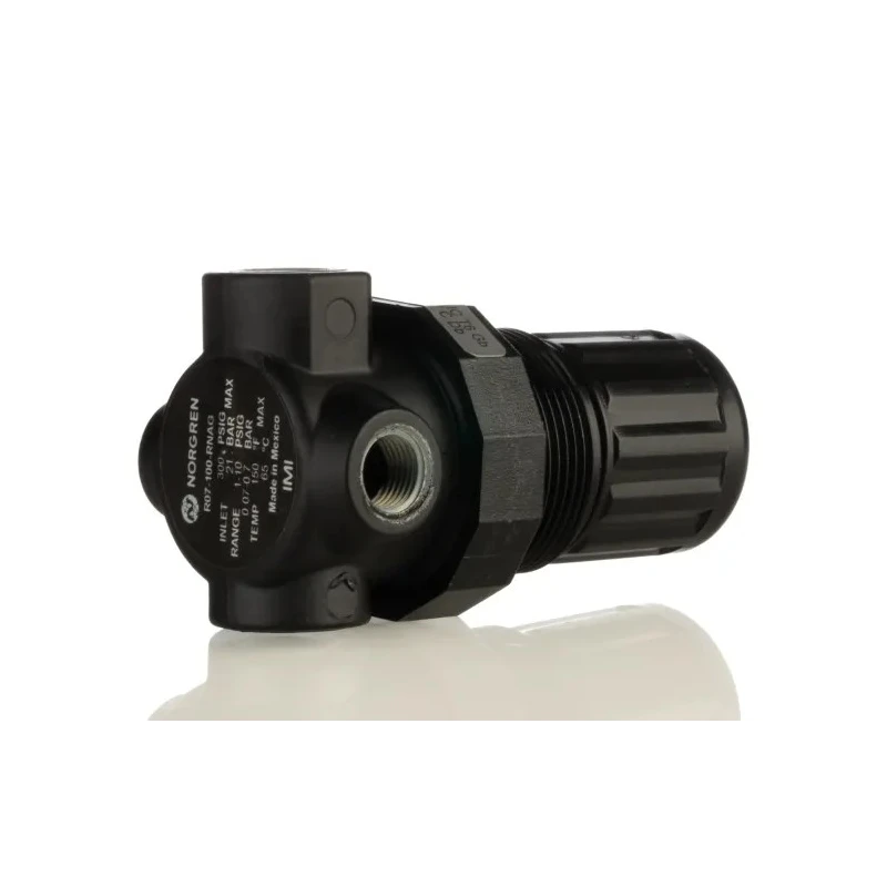 Norgren Pneumatic Regulator G 1/8 in or G 1/4 in Rc1/8 in 0.1 Bar Maximum Operating Temperature 65°C R07-100-RNAG