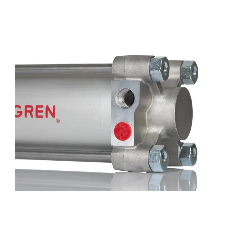 Norgren Double Acting Cylinder 80mm Bore, 125mm Stroke, 214mm Series Aluminium Body RA/802080/M/125
