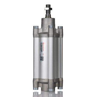 Norgren Double Acting Cylinder 63mm Bore, 80mm Stroke, Aluminium Body, Pneumatic Adjustable Cushioning PRA/802063/M/80