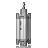 Norgren Double Acting Cylinder 63mm Bore, 80mm Stroke, Aluminium Body, Pneumatic Adjustable Cushioning PRA/802063/M/80