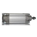 Norgren Double Acting Cylinder 63mm Bore, 80mm Stroke, Aluminium Body, Pneumatic Adjustable Cushioning PRA/802063/M/80