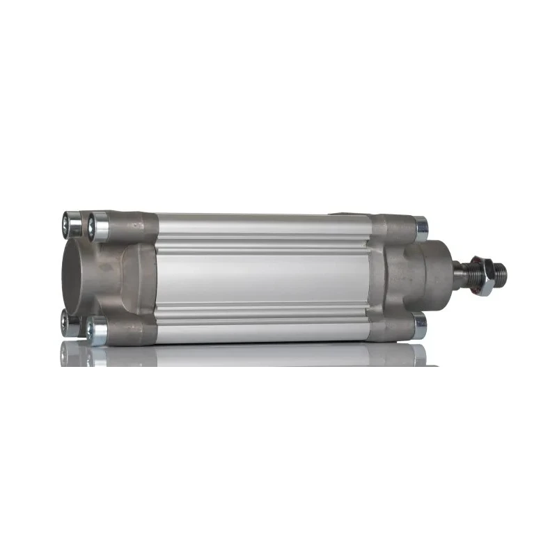 Norgren Double Acting Cylinder 63mm Bore, 80mm Stroke, Aluminium Body, Pneumatic Adjustable Cushioning PRA/802063/M/80