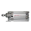 Norgren Double Acting Cylinder 63mm Bore, 80mm Stroke, Aluminium Body, Pneumatic Adjustable Cushioning PRA/802063/M/80