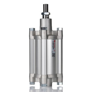 Norgren Double Acting Cylinder 80 mm Bore, Both Ends Tapped Mount, PRA Series, Aluminium Body, 12 bar PRA/802080/M/80
