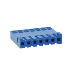 Amphenol Communications Solutions Dubox Female Crimp Connector Housing 2.54 mm Pitch 7 Way 1 Row Straight 65240-007LF