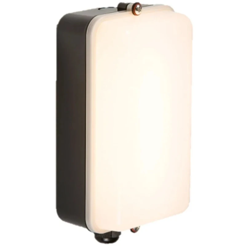 Knightsbridge Rectangular LED Bulkhead Light 5W 240V AC Polycarbonate Housing Cool White 4000K IP54 AMLEDB