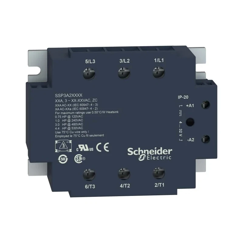Schneider Electric Harmony Relay Series Solid State Relay Panel Mount, 25A Load, 530V AC Load, 32V DC Control SSP3A225BD