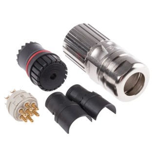 Phoenix Contact Industrial Circular Connector 7 Contacts Cable M23 Connector Socket Male IP67 CA-7P Series 1619771