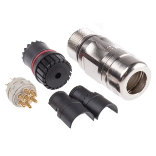 Phoenix Contact Circular Connector 7 Contacts Cable Socket Male M23 Connector IP67 20A 300V CA Series 1620167