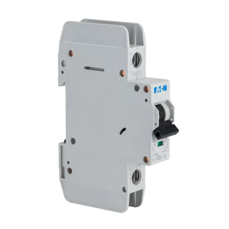 Eaton xEffect Miniature Circuit Breaker 1-Pole 25A Type C Thermal-Magnetic Trip 415V AC 48V DC 10 kA 102092 FAZ-C25/1-NA