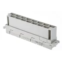 HARTING DIN 41612 15 Way 10.16 mm Pitch, Type H15, Faston Termination, Class C1, 2 Row Female Straight Connector 09062152871