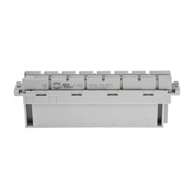HARTING DIN 41612 15 Way 10.16 mm Pitch, Type H15, Faston Termination, Class C1, 2 Row Female Straight Connector 09062152871