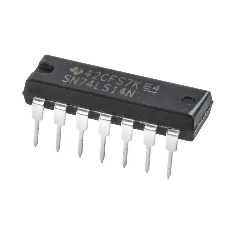 Texas Instruments Schmitt Trigger Input Inverter 6 Elements, 14-Pin PDIP Package SN74LS14N