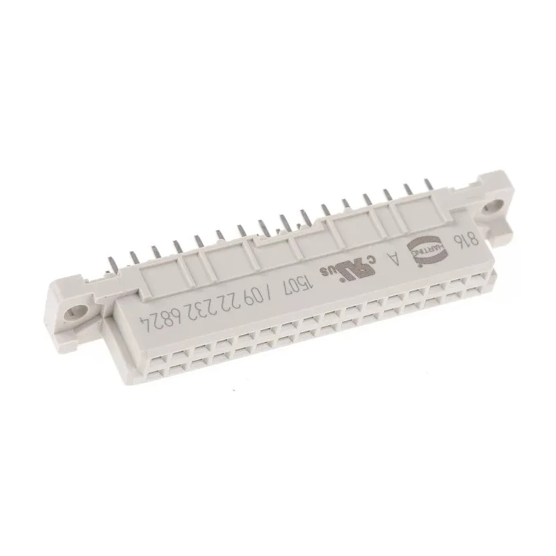 HARTING DIN 41612 Connector 32 Contacts 2.54 mm Pitch Type C/2 Solder Class C2 2 Row Female Straight 09222326824