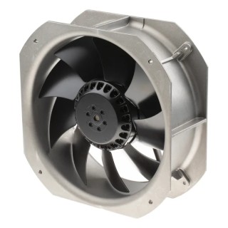 ebm-papst W2E200H Series AC Axial Fan 230V AC, 64W, 0.36A, 935 m³/h, IP22, Ball Bearing, 225mm x 225mm x 80mm 