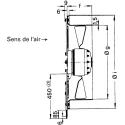 ebm-papst W4S200 Series Axial Fan, 230V AC, 40 W, 375 m³/h Airflow, 1380 RPM, IP44, Ball Bearing, 280 mm Frame 