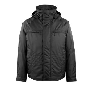 Mascot Workwear Water Resistant Winter Jacket Black Size 2XL Zipper Closure 12135-211-09 2XL