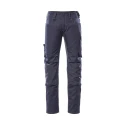 Mascot Workwear Mannheim Unisex Navy Work Trousers with Knee Pad Pocket 33 Waist 82cm Leg 12779-442-010 82C48
