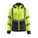Mascot Workwear Black, Green, White, Yellow Men's Hi Vis Softshell Jacket Size S 15502-246-1709 S