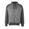 Mascot Workwear Anthracite Cotton, Polyester Unisex Zipper Work Hoodie 50566-963-1809 2XL